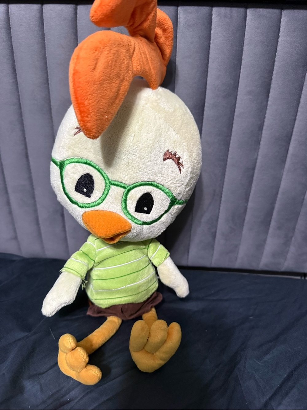Disney Chicken Little Plush 2005 Movie Green Glasses Vintage